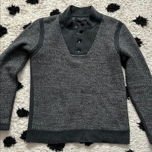 rag & bone Gray Crewneck Sweater